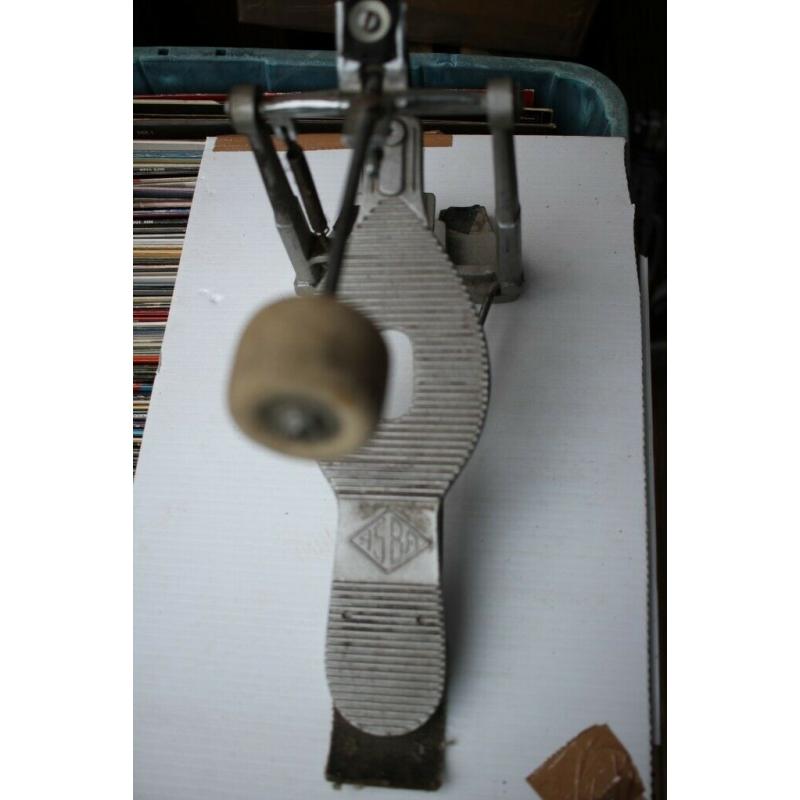 ASBA single bass drum pedal - France - '60s/'70s - Vintage & rare