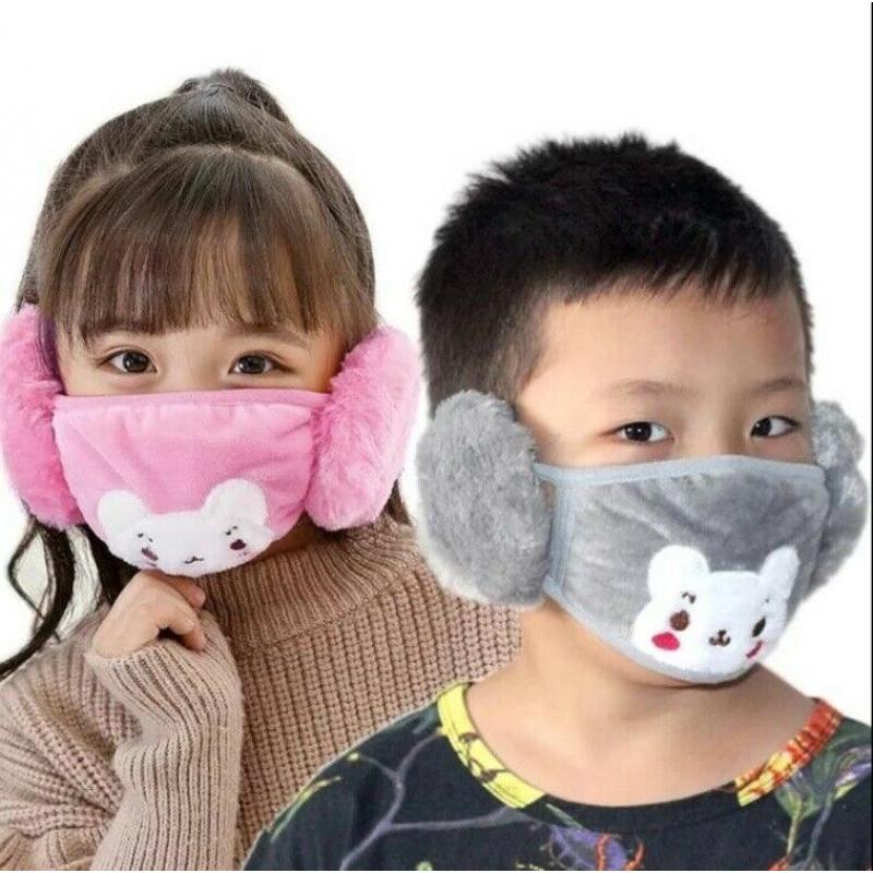 Warm face cover ear muffs