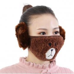Warm face cover ear muffs