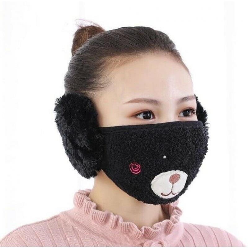 Warm face cover ear muffs