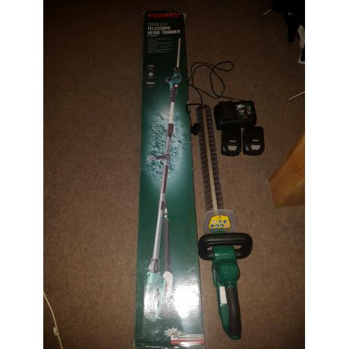 Ferrex cordless hedge trimmer