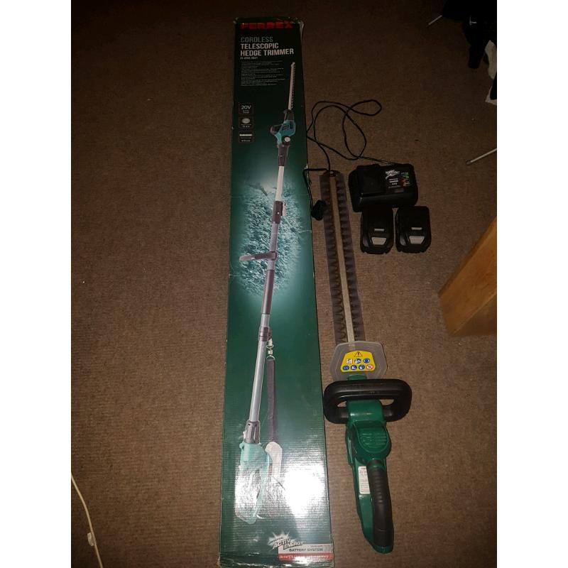 Ferrex cordless hedge trimmer