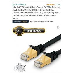 Ethernet cable
