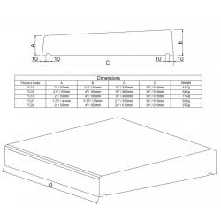 Precast concrete coping stone / sill - NEW