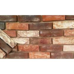 Brick tile: Antik Barock Whitley ; red/white/black/yellow flamed colour ref 443WDF,