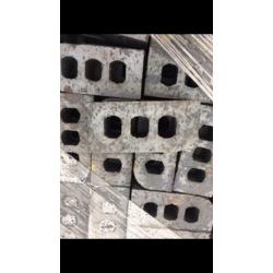 Staffordshire blue single bullnose engineering bricks