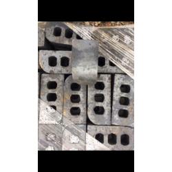 Staffordshire blue single bullnose engineering bricks