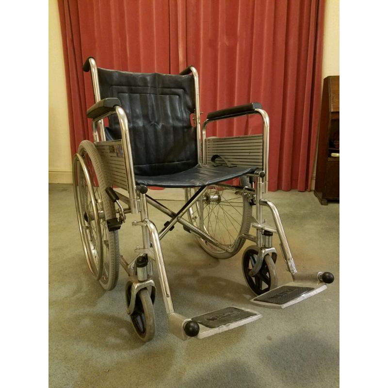 Self Propelled Wheelchair with spare tyres