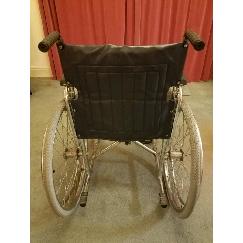 Self Propelled Wheelchair with spare tyres