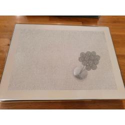 Silver Mirrored Sparkly Place mats Set of 4