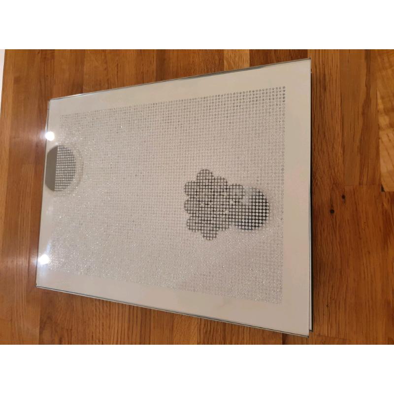 Silver Mirrored Sparkly Place mats Set of 4