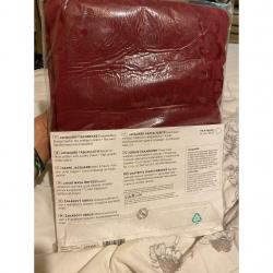 Woven-in Cotton Blend Table Cloth - New