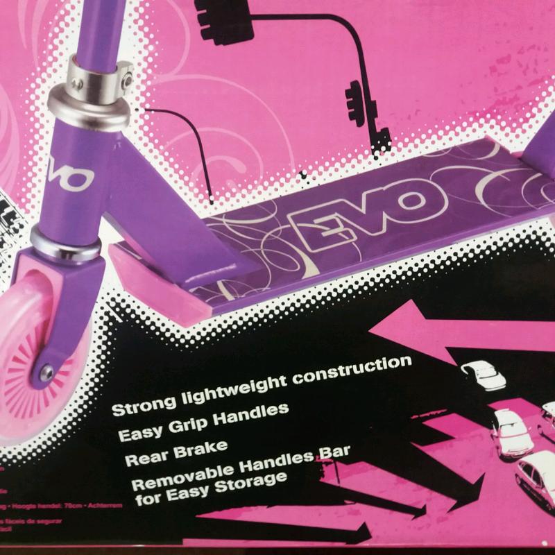 Evo Inline Scooter Pink/Purple New in Box