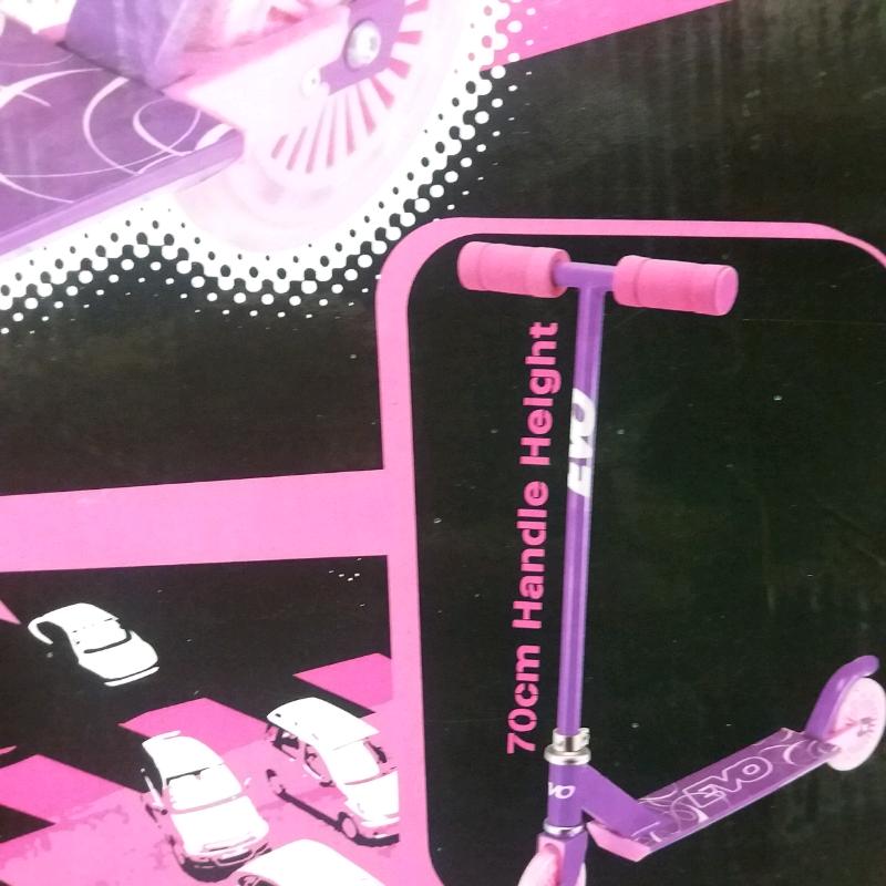 Evo Inline Scooter Pink/Purple New in Box