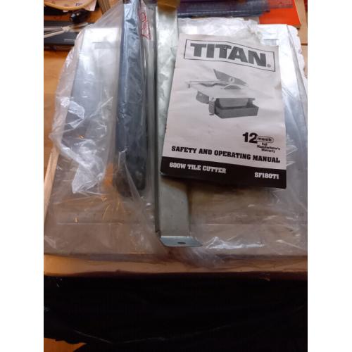 New Titan 600w tile cutter