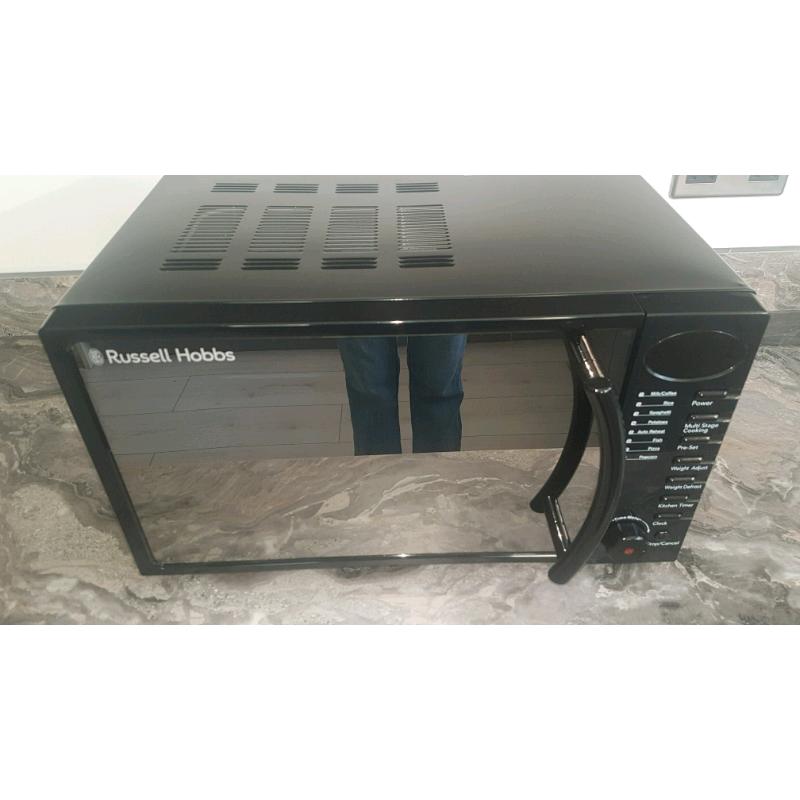 Black Russell Hobbs Microwave.