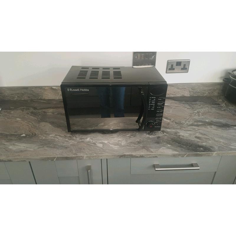 Black Russell Hobbs Microwave.