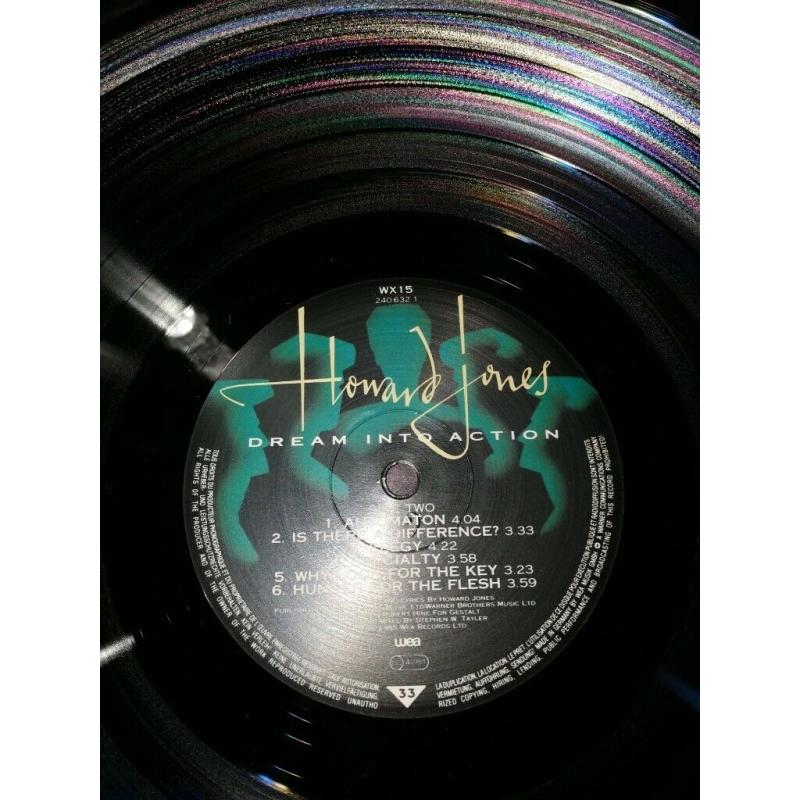 Howard Jones Dream into action vinyl lp