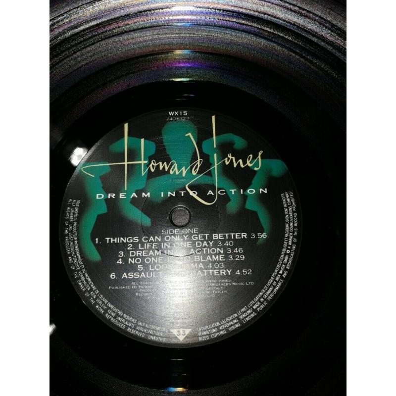 Howard Jones Dream into action vinyl lp