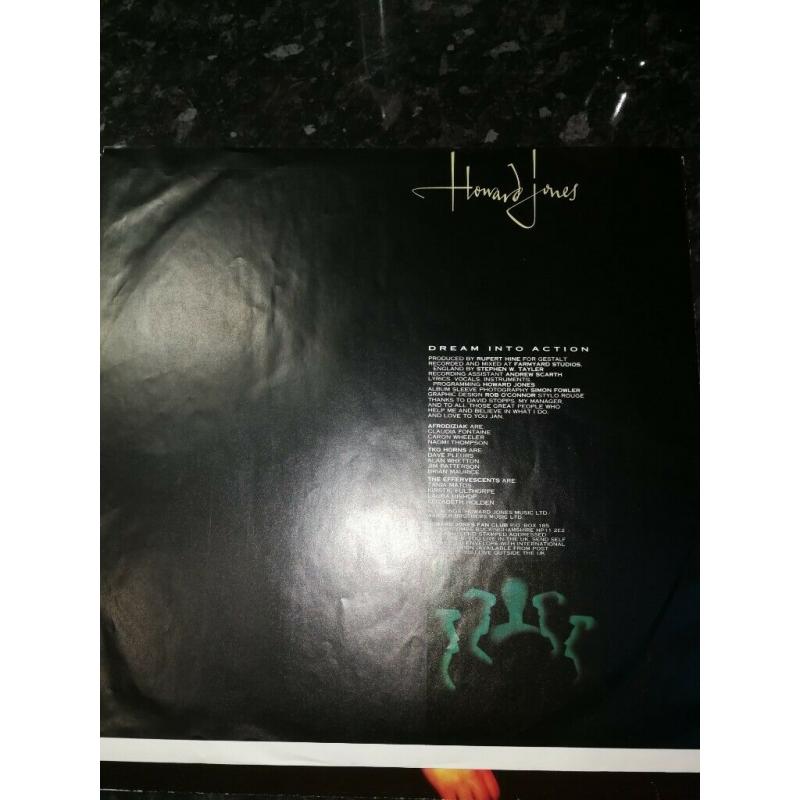 Howard Jones Dream into action vinyl lp