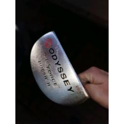 Golf clubs and bag