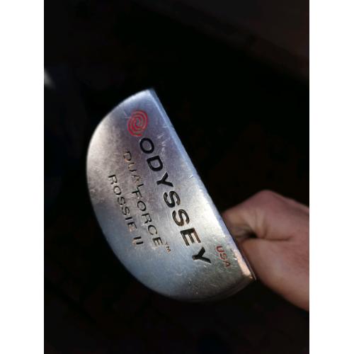 Golf clubs and bag