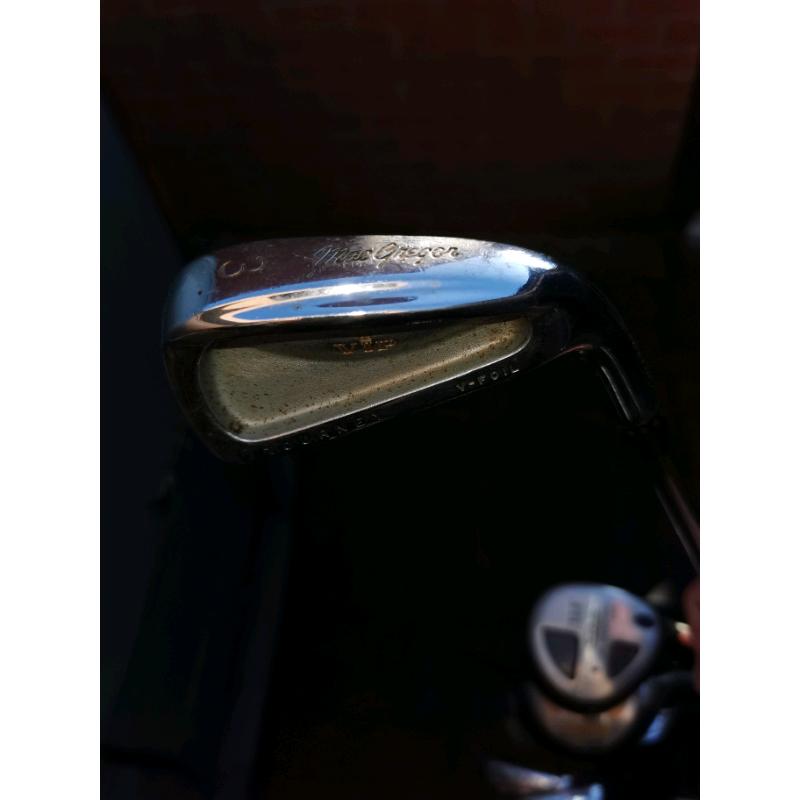 Golf clubs and bag