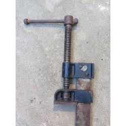 VINTAGE ?RECORD? 4 FOOT STEEL FRAME CRAMP. VGC