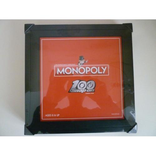 SNAP ON MONOPOLY BOARD GAME BRAND NEW SEALED LIMITED EDITION 100 YEAR ANNIVERSARY L@@K