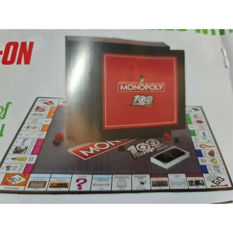 SNAP ON MONOPOLY BOARD GAME BRAND NEW SEALED LIMITED EDITION 100 YEAR ANNIVERSARY L@@K