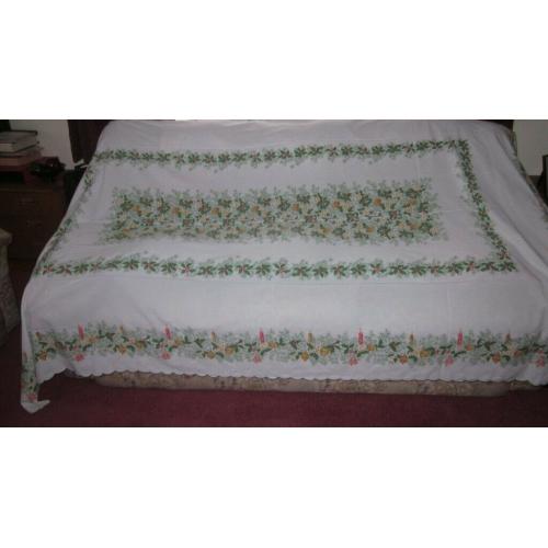 Large Christmas Tablecloth