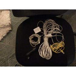 DSL filter plus 10 m cable for landline plus other bits