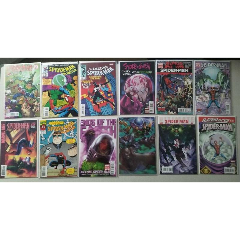 140 Comics Job Lot, Marvel / DC - Batman, Amazing Spider-man, Silver Surfer ,,,