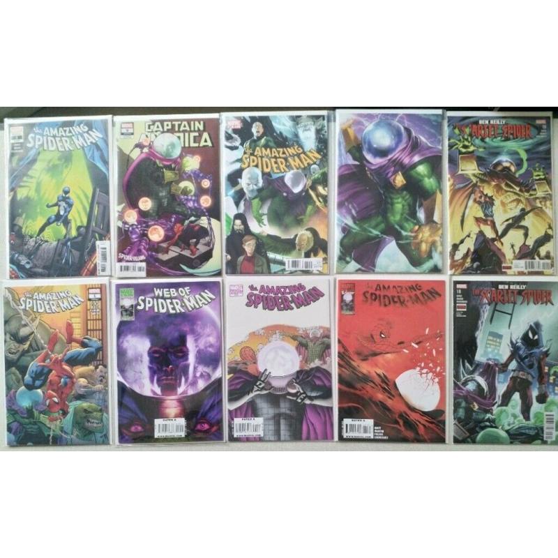 140 Comics Job Lot, Marvel / DC - Batman, Amazing Spider-man, Silver Surfer ,,,