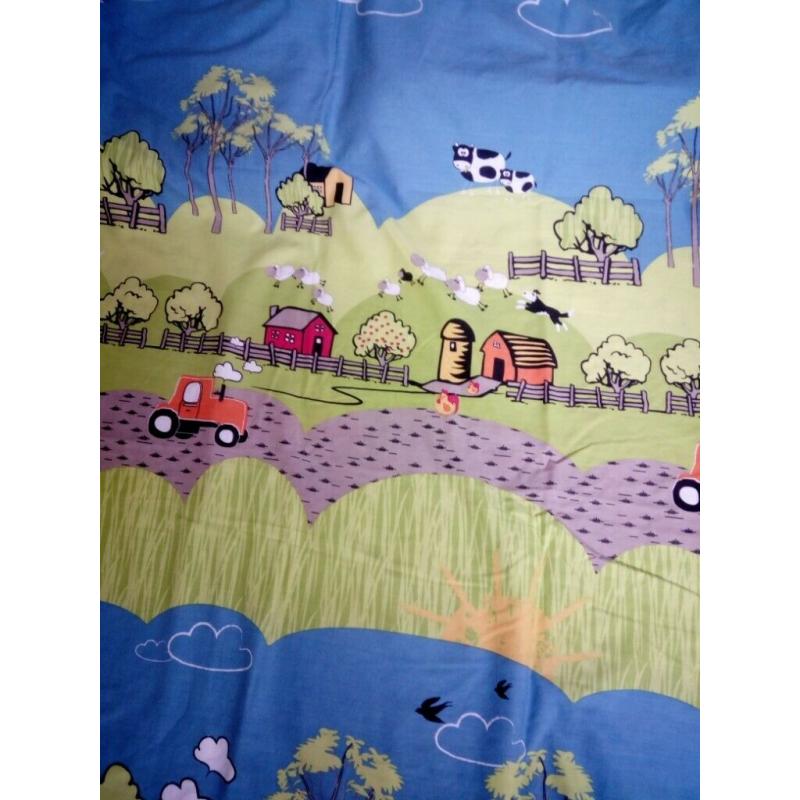 Child's duvet and pillow set -Farmyard design - Twins