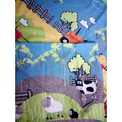 Child's duvet and pillow set -Farmyard design - Twins