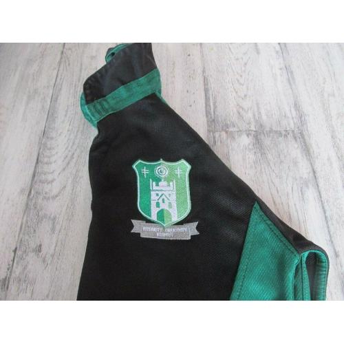 Longcroft School Beverley. Boys Green & Black Rugby Sports top.