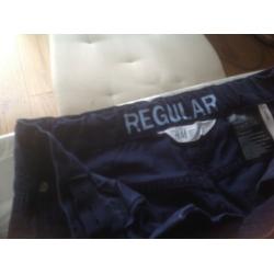 Boy's navy chino trousers for age 9/10