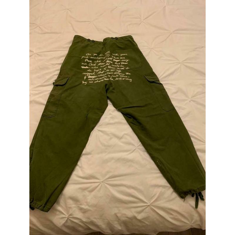 Military design trousers